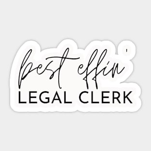 Legal Clerk Gift Idea For Him Or Her, Thank You Present Sticker